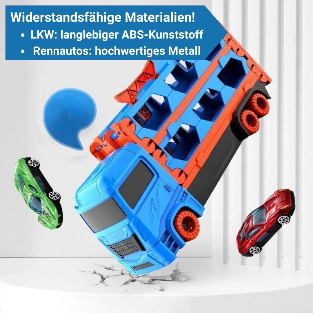 3 - in - 1 Transporter mit Auto - Rennbahn - Kinderwelt by Held